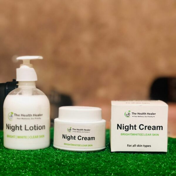 (pack of 2) anti aging night cream & night lotion deal