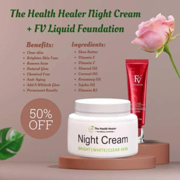 2 in 1 night cream and fv foundation deal