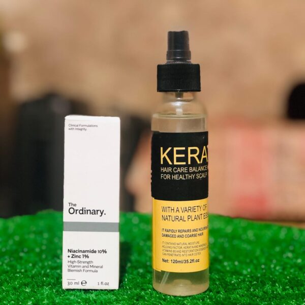 2 in 1 keratin hair serum and niacinamide serum deal - Image 2