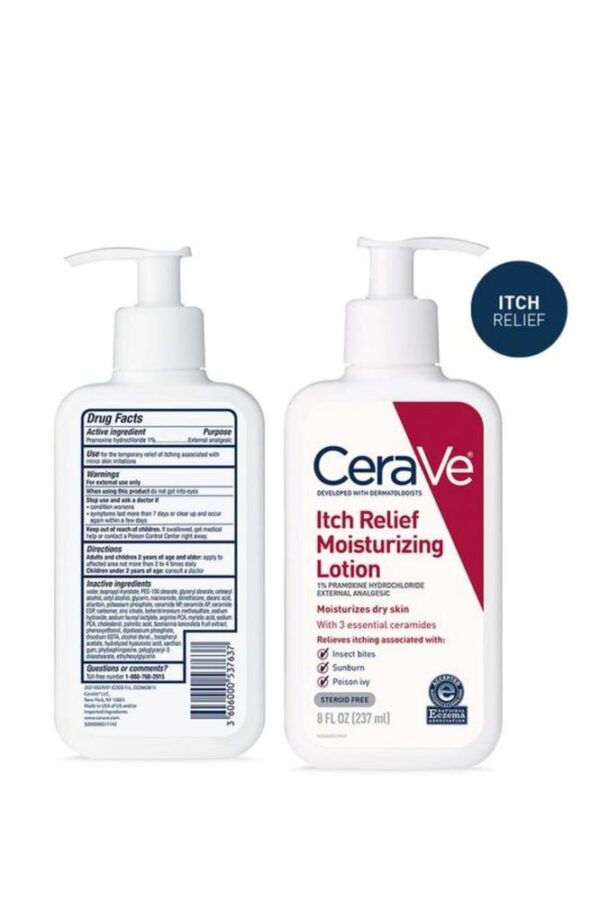 itch relief moisturizing body lotion for health concerns dry skin, eczema - Image 3