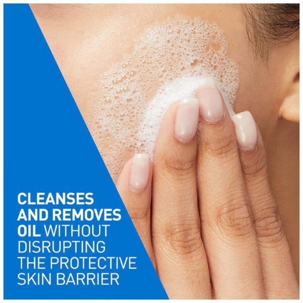 cerave smooth texture foaming cleanser for all skin type - 236ml - Image 3