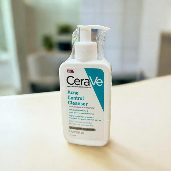 cerave acne control cleanser that reduce black head - 237ml - Image 3