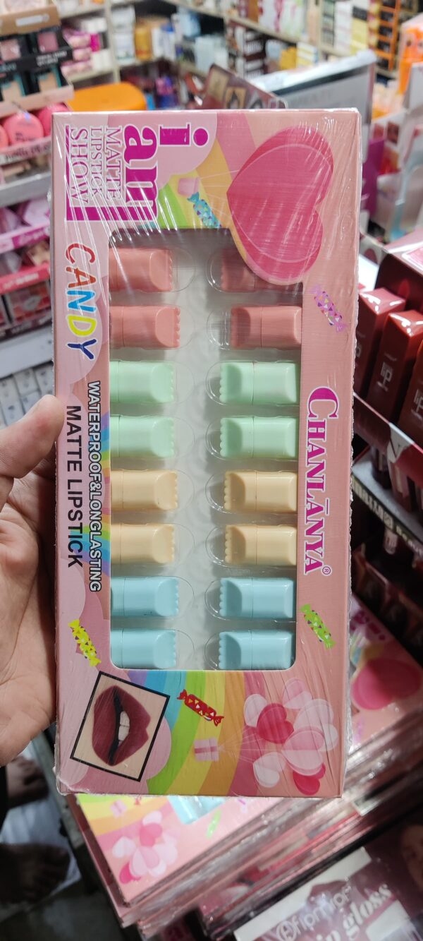 chanlanyan candy style longlasting mate lipstick - 24 pcs in box - Image 4