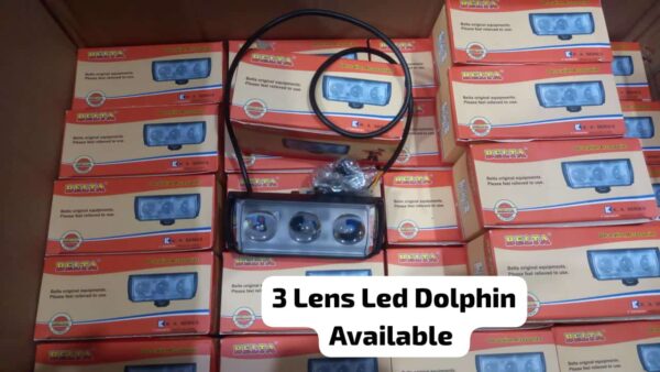 3 lens dolphin projector led light for bikers and cars (1 pc) - Image 5
