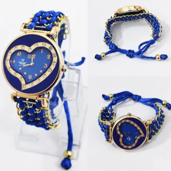 girl stainless steel bracelet stylish watch (without box) - Image 13
