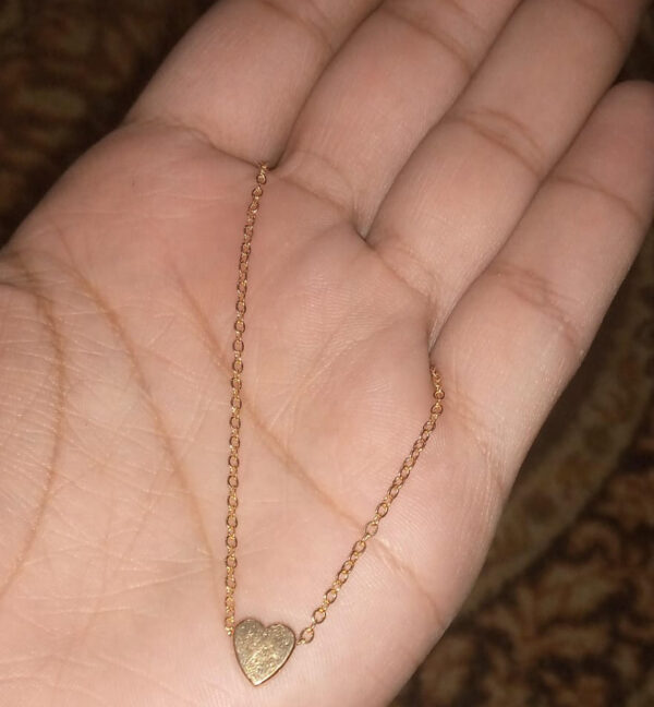 tiny heart shape pendent for girls - Image 2
