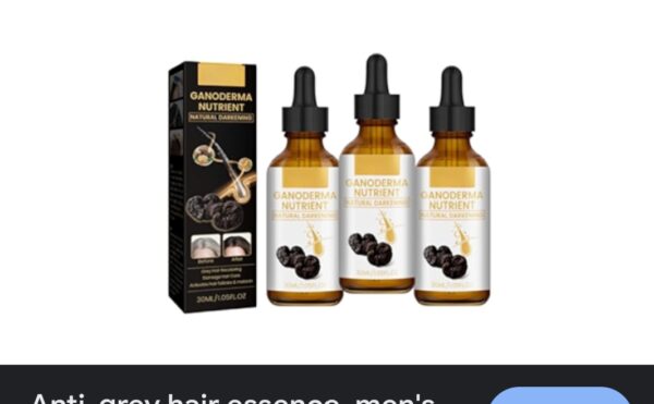 natural gandoderma anti greying hair darkening serum for your hair care nutrient natural darkening - Image 5