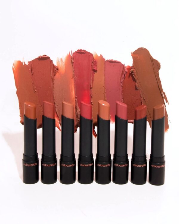 pack of 6 light weight lip powder lipstick high pigment lipstick, always with me(random color) - Image 2
