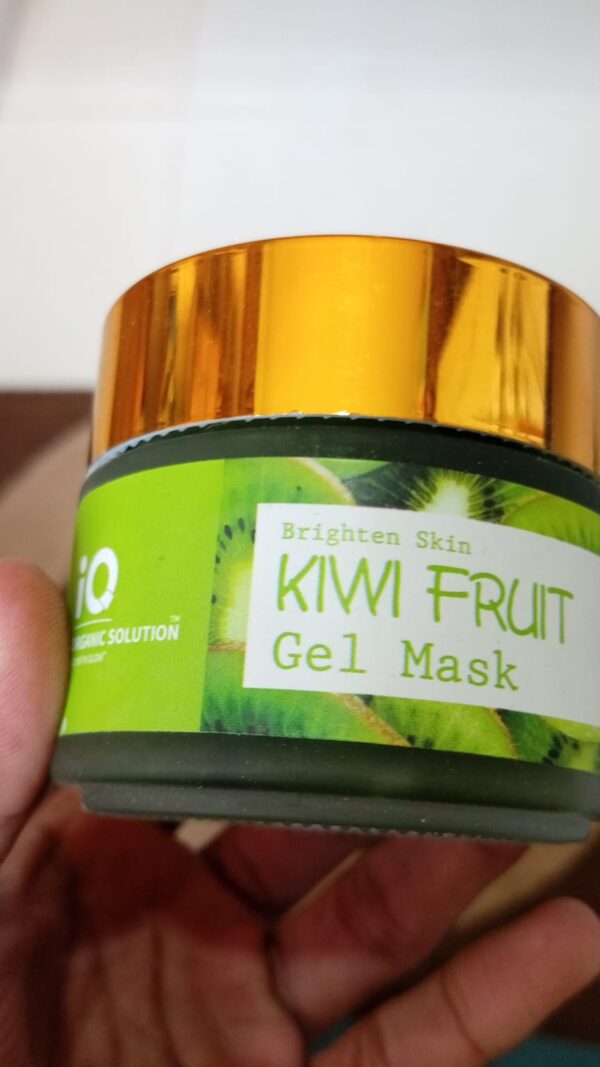 kiwi gel mask iq organic solution face mask (nw000320) - Image 4