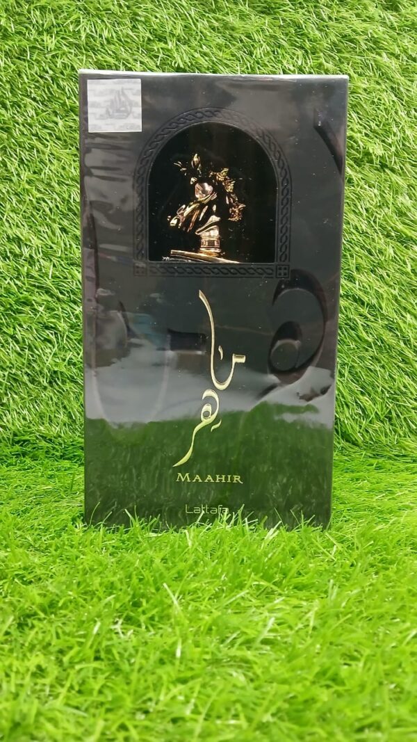 mahir gold lattafa perfume for unisex 100 ml - original edp (made in u.a.e) - Image 2