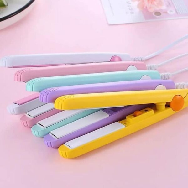 mini portable hair straightner / air smooth, silky, frizz-free and healthy.  (with packing box) (random color) - Image 5