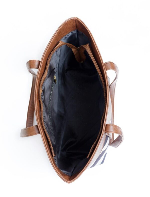 women's pu leather printed tote bags for women tote bag, purse and shoulder bag - Image 5