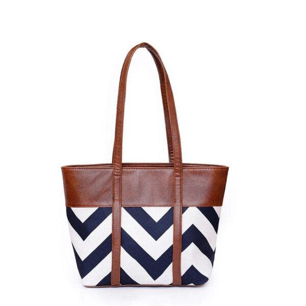 women's pu leather printed tote bags for women tote bag, purse and shoulder bag - Image 6