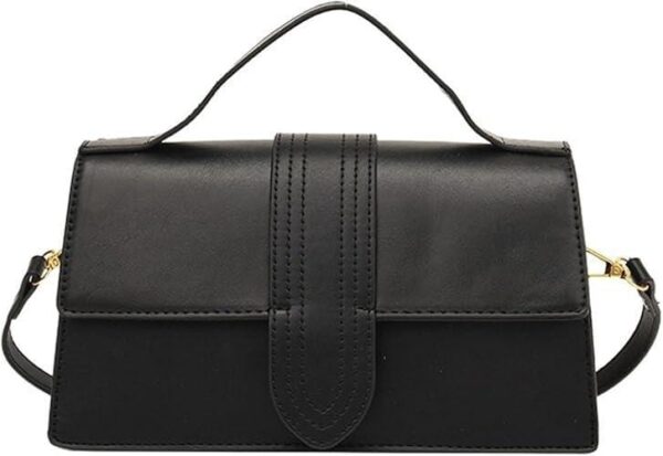 women's pu leather plain hand bag and shoulder bag for women's - Image 4