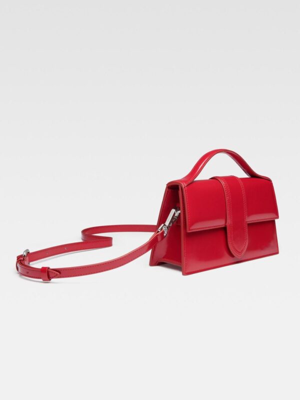 women's pu leather plain hand bag and shoulder bag for women's - Image 10