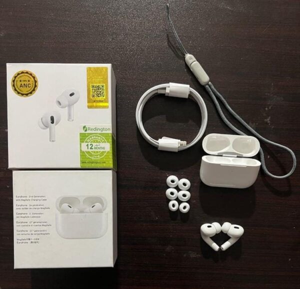 airpods pro platinum with anc, white with active noise cancellation (anc) - Image 4