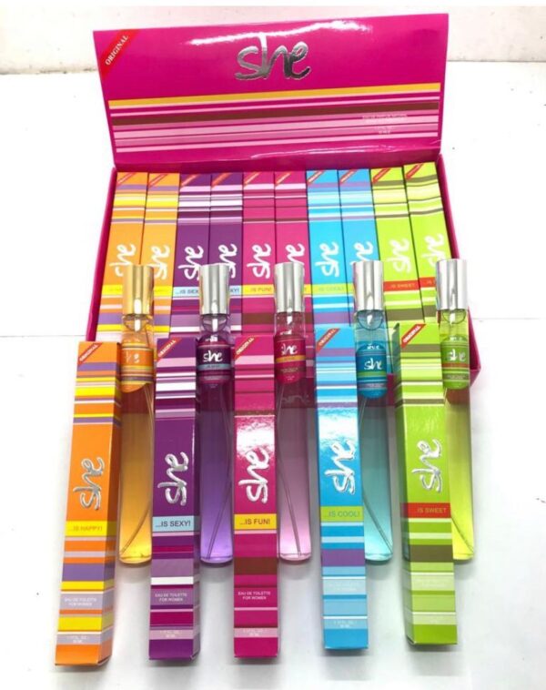 pack of 5  she pen perfume for women and girls best for gift fragrance random pcs - Image 9