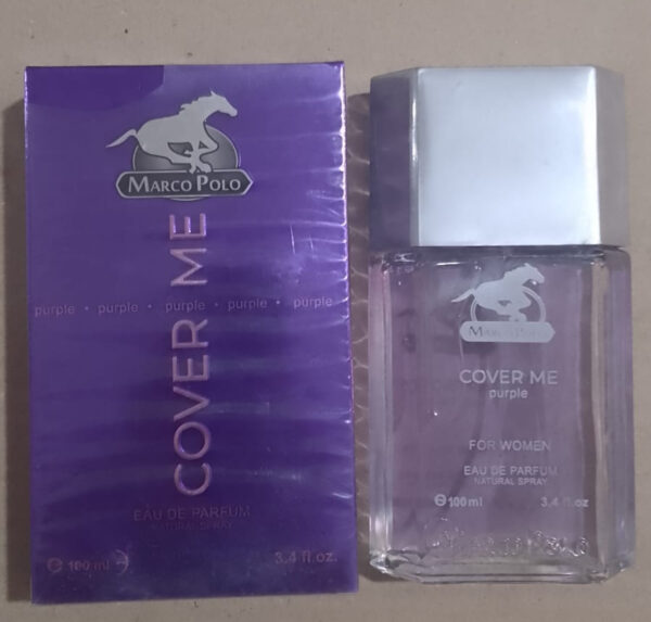 marco polo cover me purple fragrance perfume for women - eau de parfum natural spray, 100ml (3.4 fl.oz.) specially for ladies - Image 2