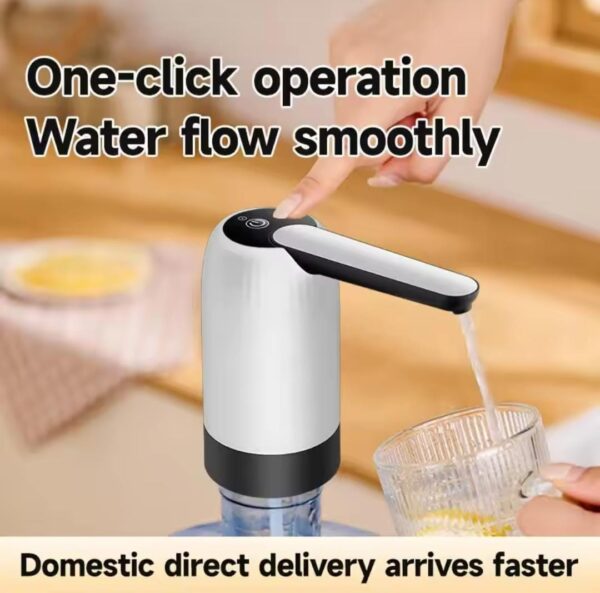drinking water bottle pump automatic drinking water pump mini portable household water dispenser usb one click drinking water - Image 11