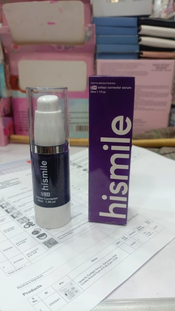 teeth brightening hismiles v34 colour corrector serumb - Image 2