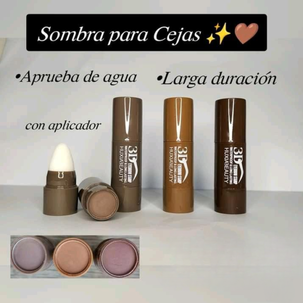 2 in 1 eyebrow powder high pigmented with blender - Image 2