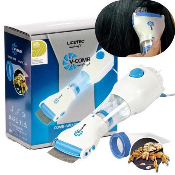 electric anti lice v comb machine smart, compact and sleek design  (with box) - Image 4