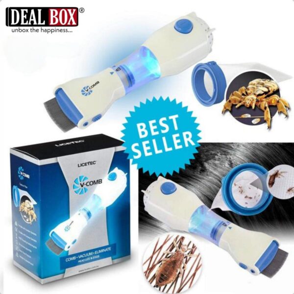 electric anti lice v comb machine smart, compact and sleek design  (with box) - Image 7
