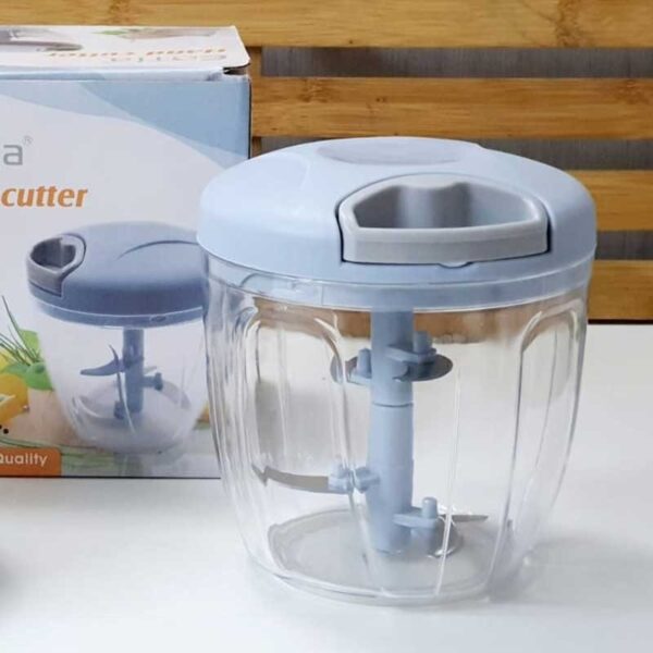 hand pulled multipurpose chopper & cutter | rope pulled chopper multifunctional meat grinder, vegetable cutter (random color) - Image 8