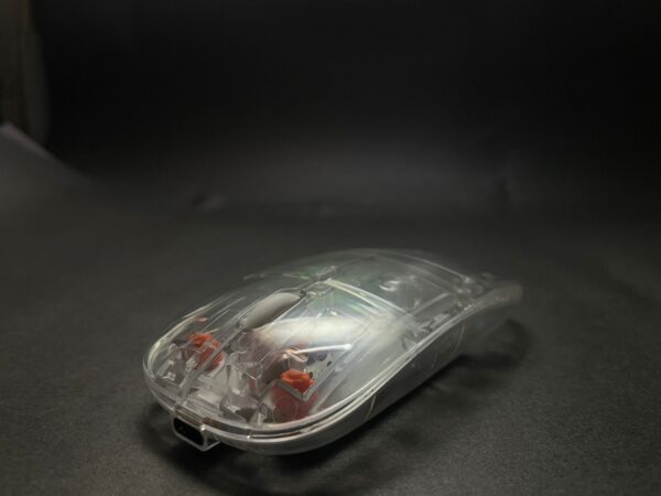 rgb wireless transparent mouse dual-mode rechargeable mouse with led lights - Image 8