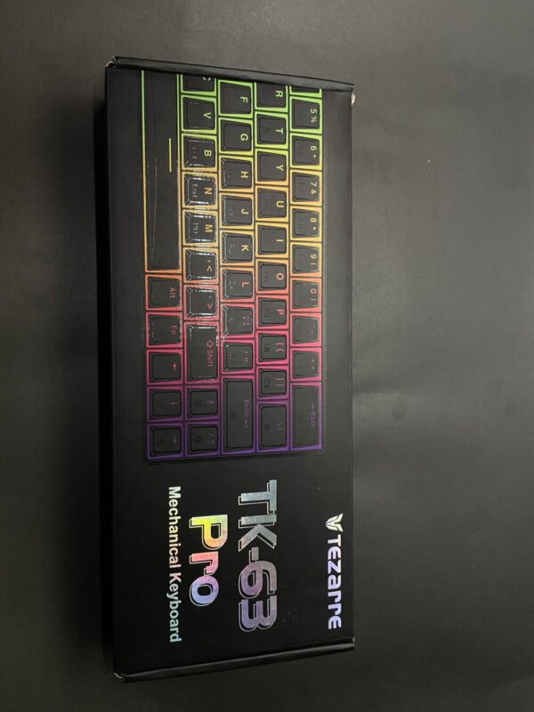 tezarre tk-63 pro rgb wireless mechanical rgb gaming keyboard rgb backlight mini office keyboard for windows laptop pc gamer - Image 11