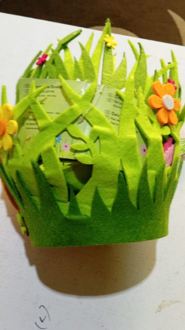 (nw0002) butterfly round candy bucket /  storage basket easter gift basket - Image 3