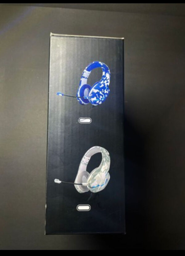 j10 gaming headphones gaming headset ultra flexible led stereo surround headphone white color - Image 5