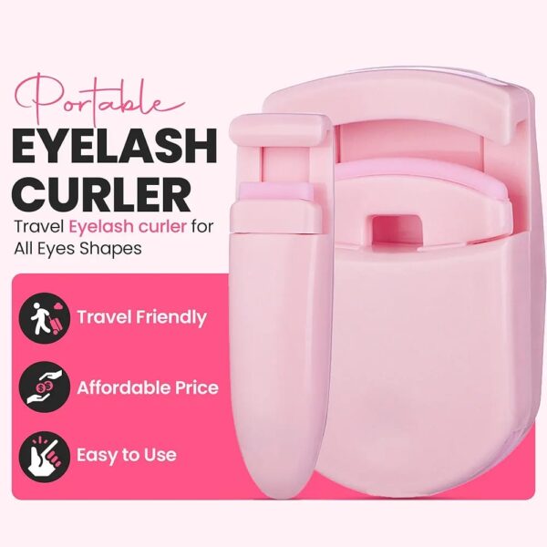 2-in-1 eyelash curler for all eye shapes – professional lash curler for natural lift & curl - Image 8
