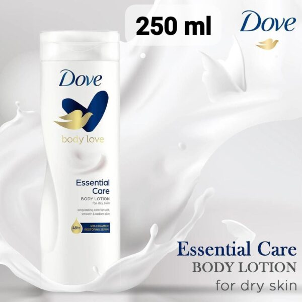 dove nourishment essential / intense care body lotion for very dry skin (250ml) - Image 6