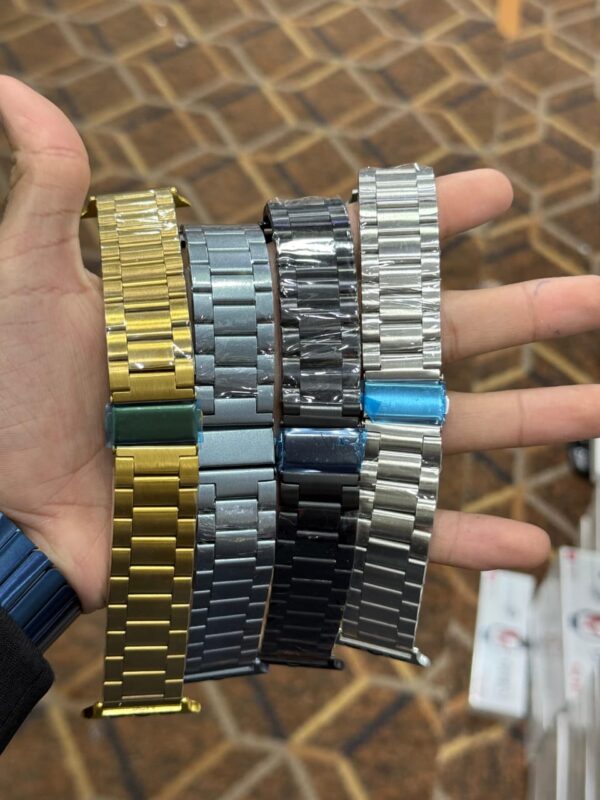 stainless steel watch band quick release replacement metal smart watch strap - Image 2