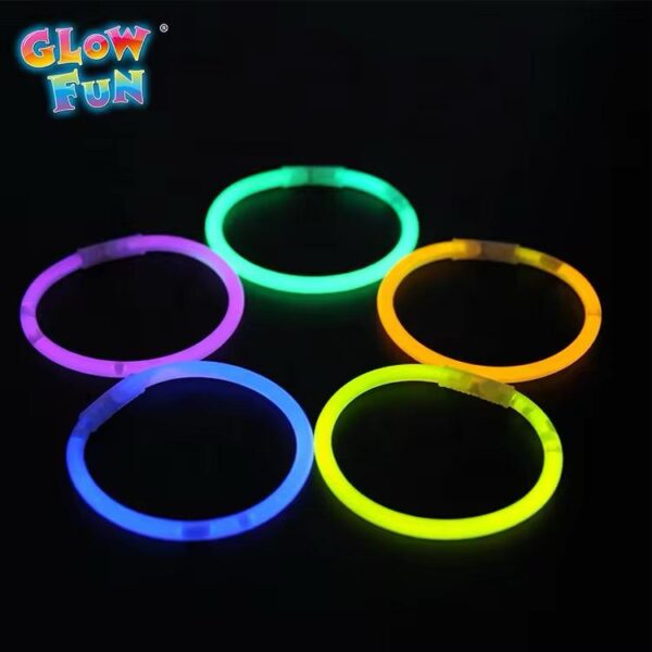bright glow sticks party fluorescence glow sticks bracelets necklaces neon for wedding party sticks (50 pcs in box ) - Image 4