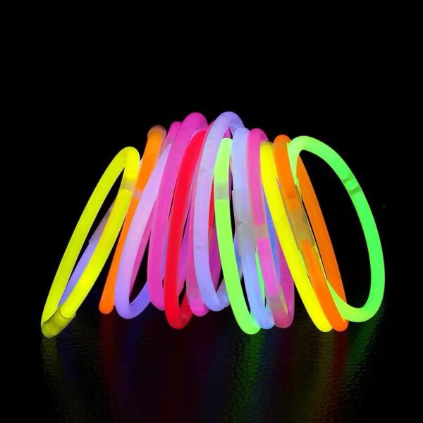 bright glow sticks party fluorescence glow sticks bracelets necklaces neon for wedding party sticks (50 pcs in box ) - Image 6