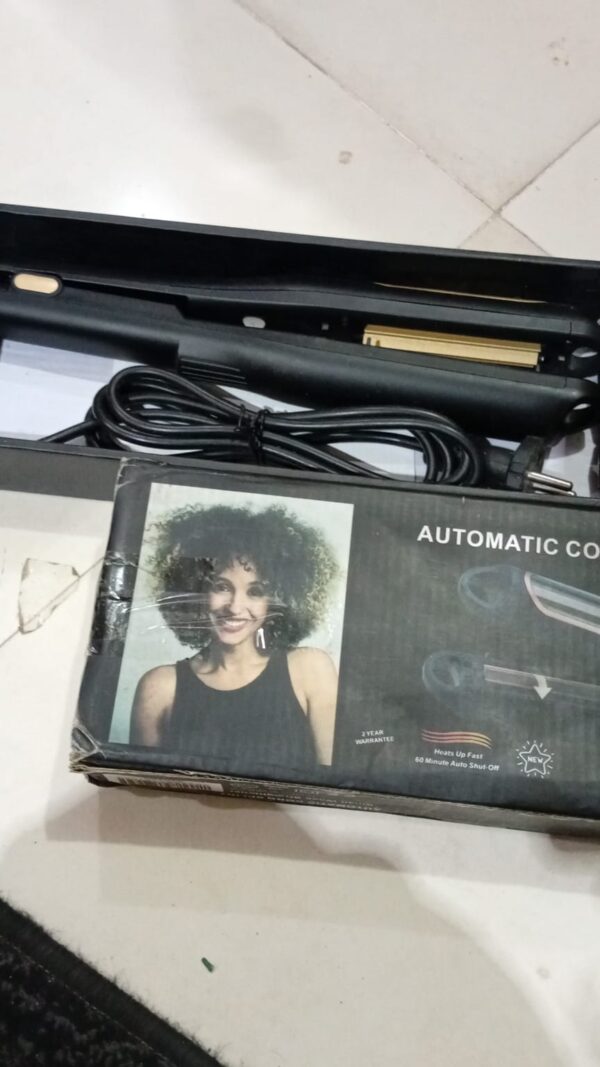 (nw00056) automatic corn curling iron roll splint small wave straightener thermo-ceramic coating with intelligent sensor   (model: hs-978) - Image 2