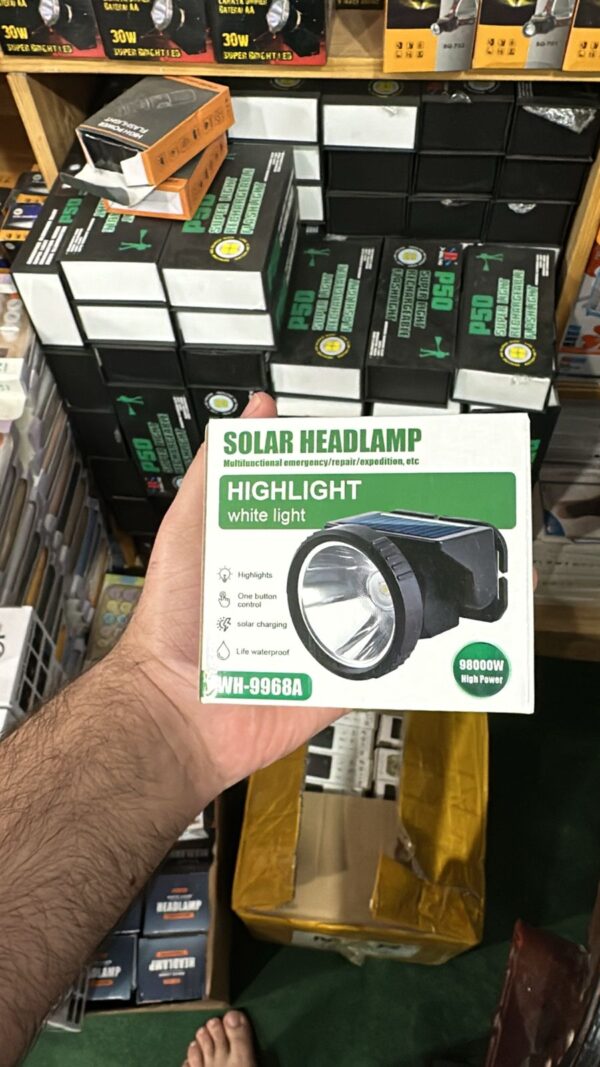 solar headlamp wh-9968a – ultra-bright, rechargeable & eco-friendly for outdoor adventures! - Image 3