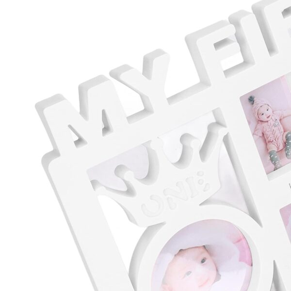 newborn baby photo frame baby pictures plastic frame for 12 months monthly milestone photo frame my first year picture frame for baby newborn - Image 9