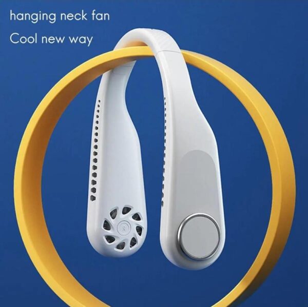 surroundfan new portable bladeless neck fan – foldable, hands-free cooling for travel & sports ( random color ) - Image 5