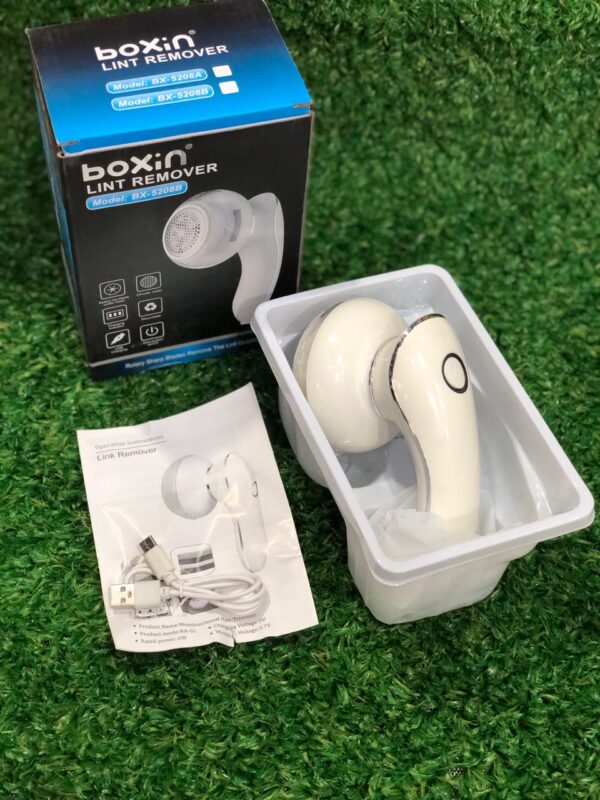 boxin bx-5208b portable lint remover rechargeable usb portable clothes shaver for fluff pilling fabric shaver lint remover - Image 3