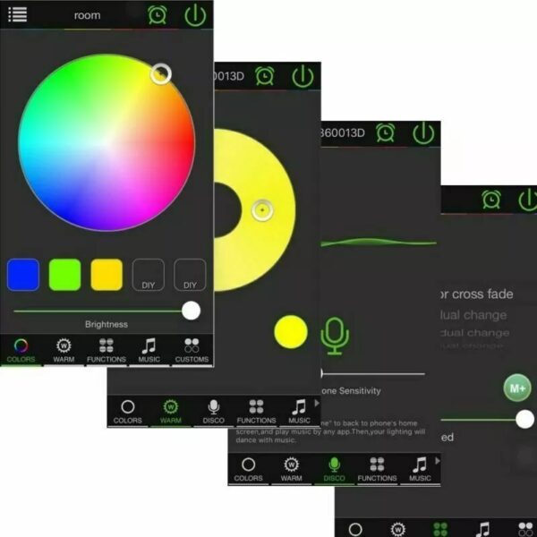 new rgb led strip 10 meter top quality with remote and 12v power supply  (multicolor) - Image 3