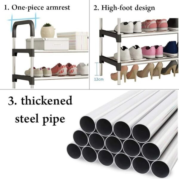 non-breakable floor standing shoes rack - Image 3