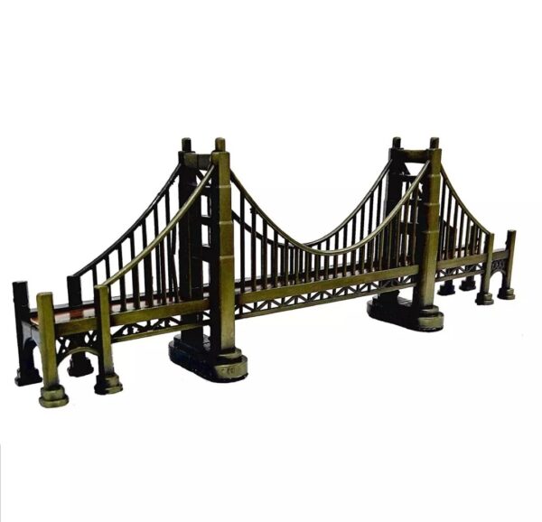 london gate, london bridge for home and office decor - metal monument tabletop decoration