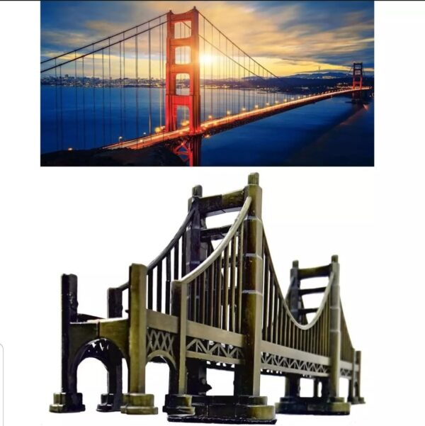 london gate, london bridge for home and office decor - metal monument tabletop decoration - Image 4