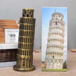 pissa tower metal model for home & office decoration