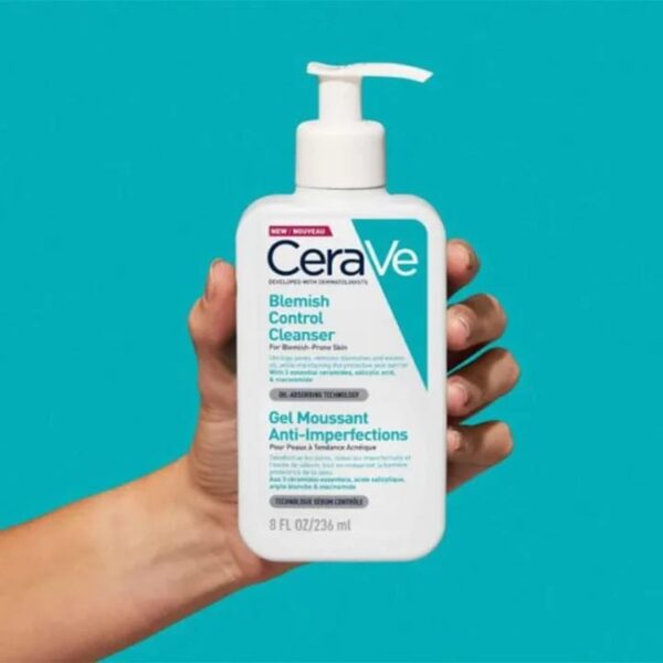 cerave blemish control face cleanser for blemish-prone skin with 2% salicylic acid & niacinamide for blemish-prone skin - Image 3