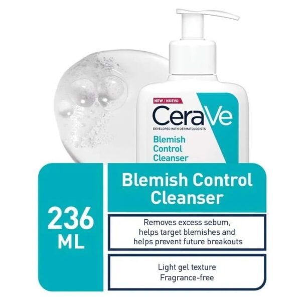 cerave blemish control face cleanser for blemish-prone skin with 2% salicylic acid & niacinamide for blemish-prone skin - Image 4
