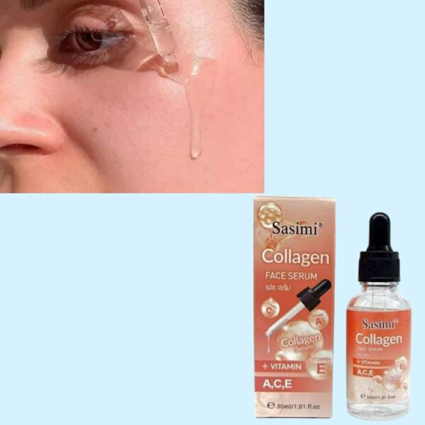 sasimi collegen face serum high quality collagen & vitamin e face serum helpfull for fade sun spots